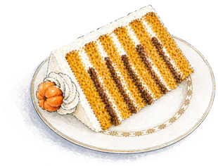 Pumpkin Spice Cinnamon Roll Cake
